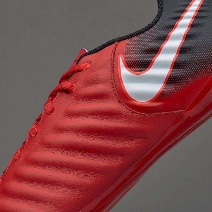 NIKE TIEMPO LIGERA IV SG SCARPE 6 TACCHETTI INTERCAMBIABILI TERRENI NìBAGNATI ROSSO NERO