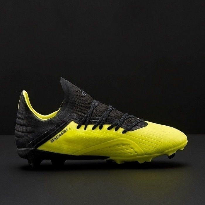 ADIDAS X 18.3 FG GIALLO FLUO NERO TERRENI IN ERBA NATURALE
