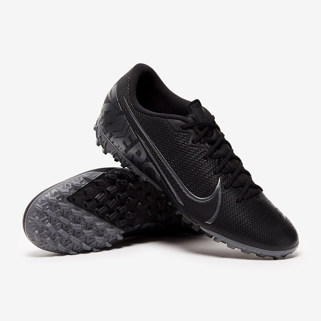 NIKE VAPOR 13 ACADEMY TF SCARPE DA CALCETTO TERRENI SINTETICI TURF NERO GRIGIO
