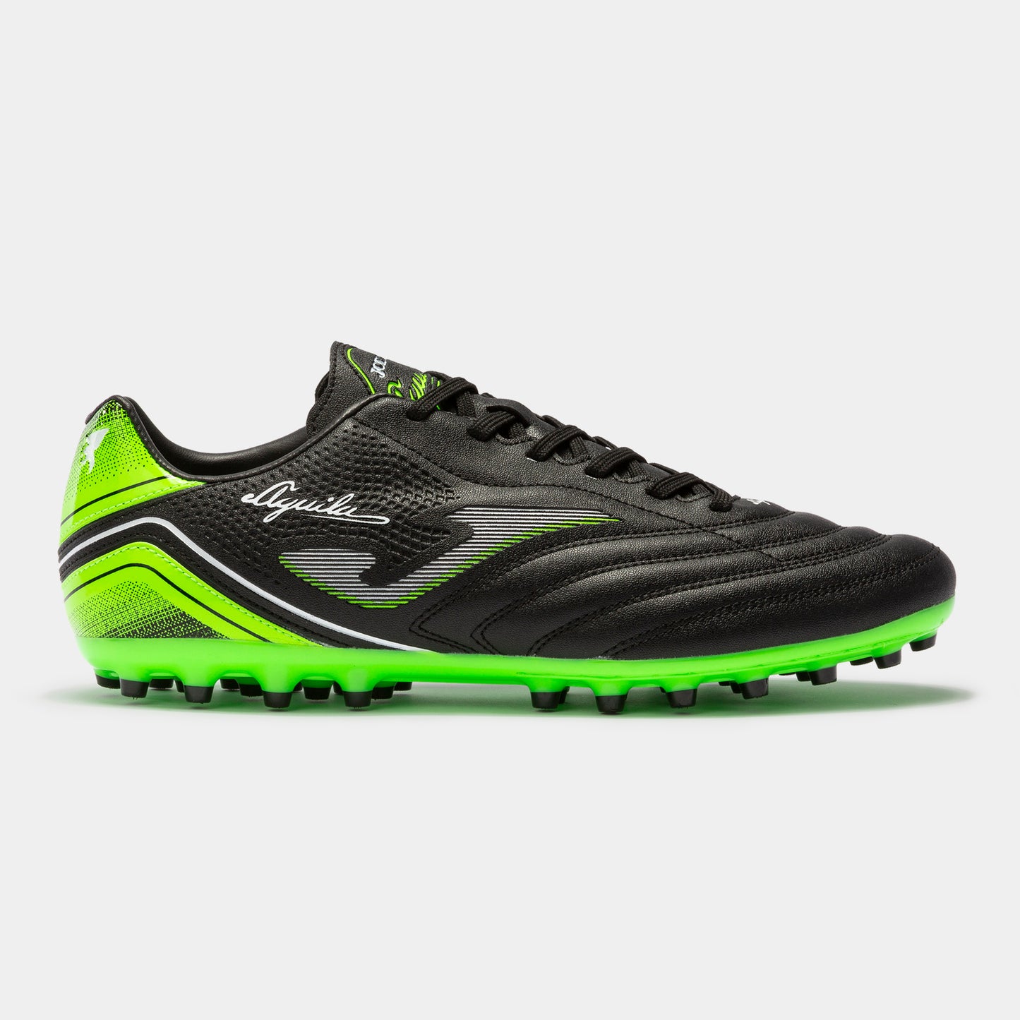 JOMA AGUILA 2231 BLACK GREEN AG TERRENI SINTETICI COLORE NERO VERDE FLUO