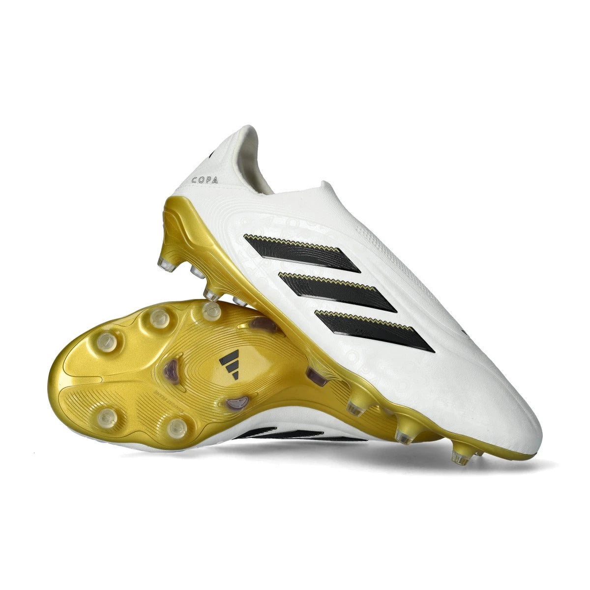 ADIDAS COPA PURE III ELITE LL FG VERA PELLE BIANCO ORA TERRENI IN ERBA SENZA LACCI