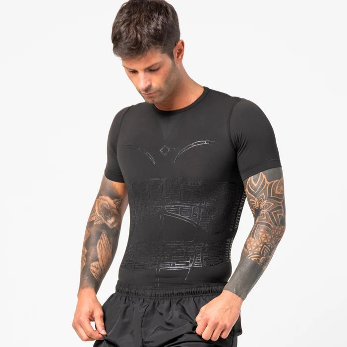 FLOKY OXY-GEN T-SHIRT BIOMECCANICA COLORE NERO PREVENZIONE INFORTUNI RECUPERO PIù VELOCE