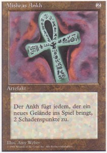 Ankh of Mishra - Foreign White Bordered (Rare)