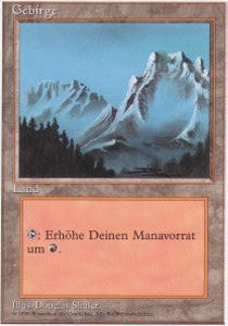 Mountain (V.2) - Foreign White Bordered (Land)