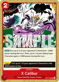 X Calibur (OP11-020)