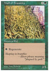 Wall of Brambles - Fifth Edition (Uncommon)