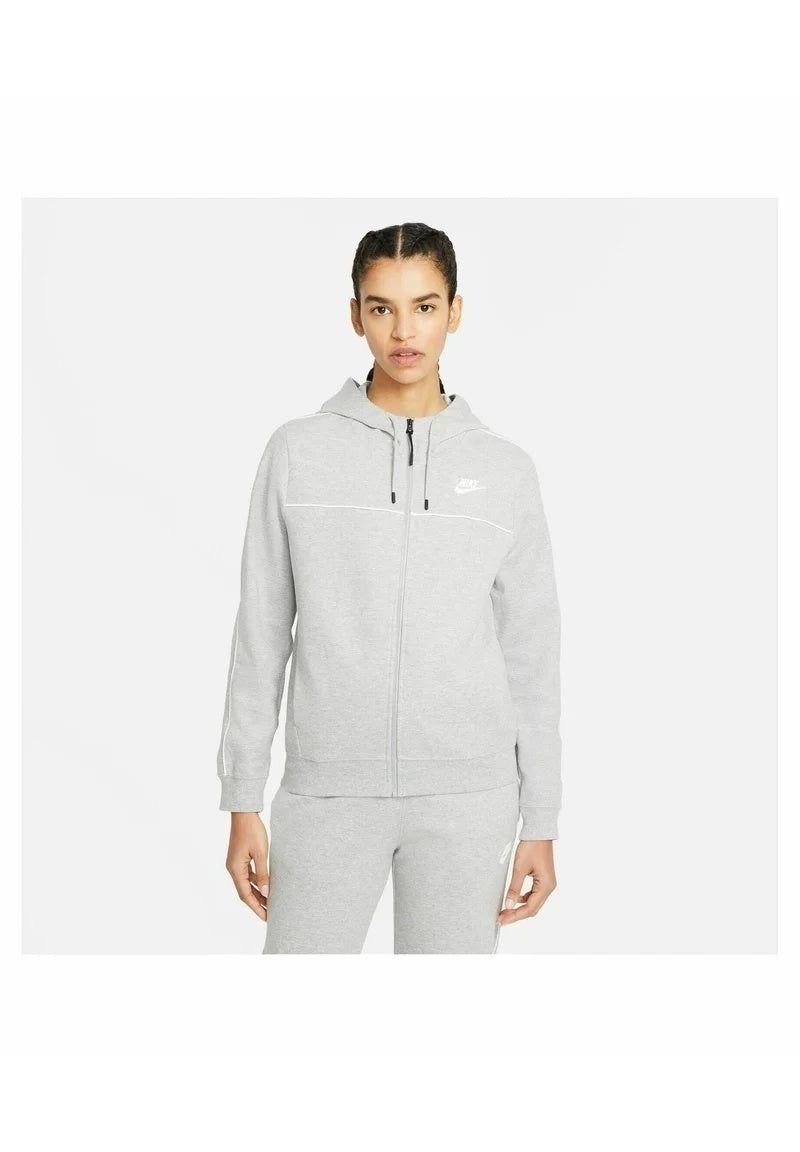 NIKE MAGLIA GRIGIA CERNIERA DONNA CZ8338