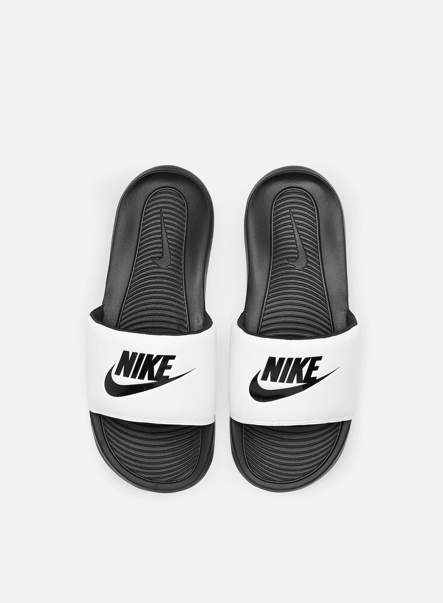 NIKE VICTORI ONE SLIDE CIABATTE MARE PISCINA BIANCO NERO
