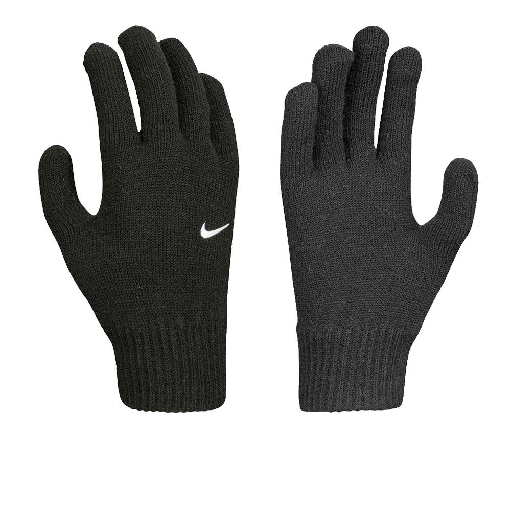 NIKE GUANTI KNIT GLOVES LANA NERO BIANCO SPORT INVERNO