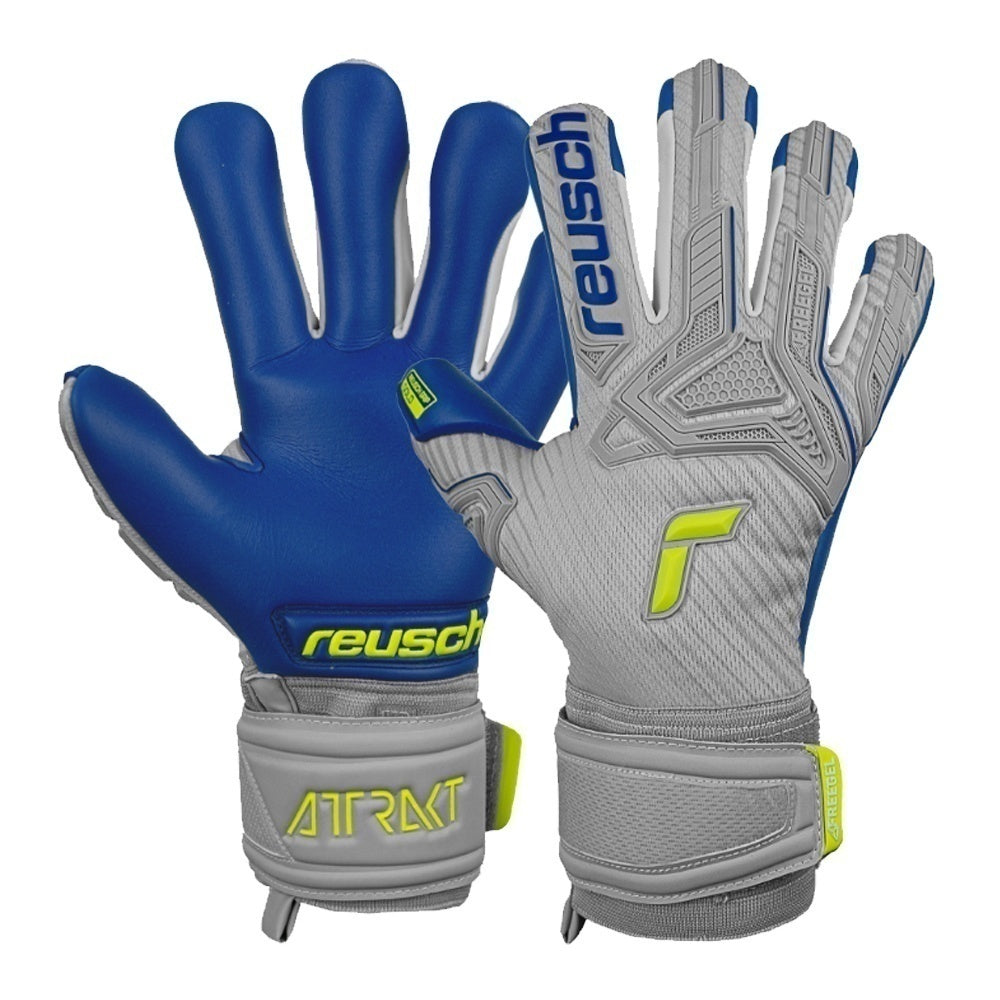REUSCH ATTRAKT FREEGEL GOLD GUANTI DA PORTIERE GRIGIO BLU