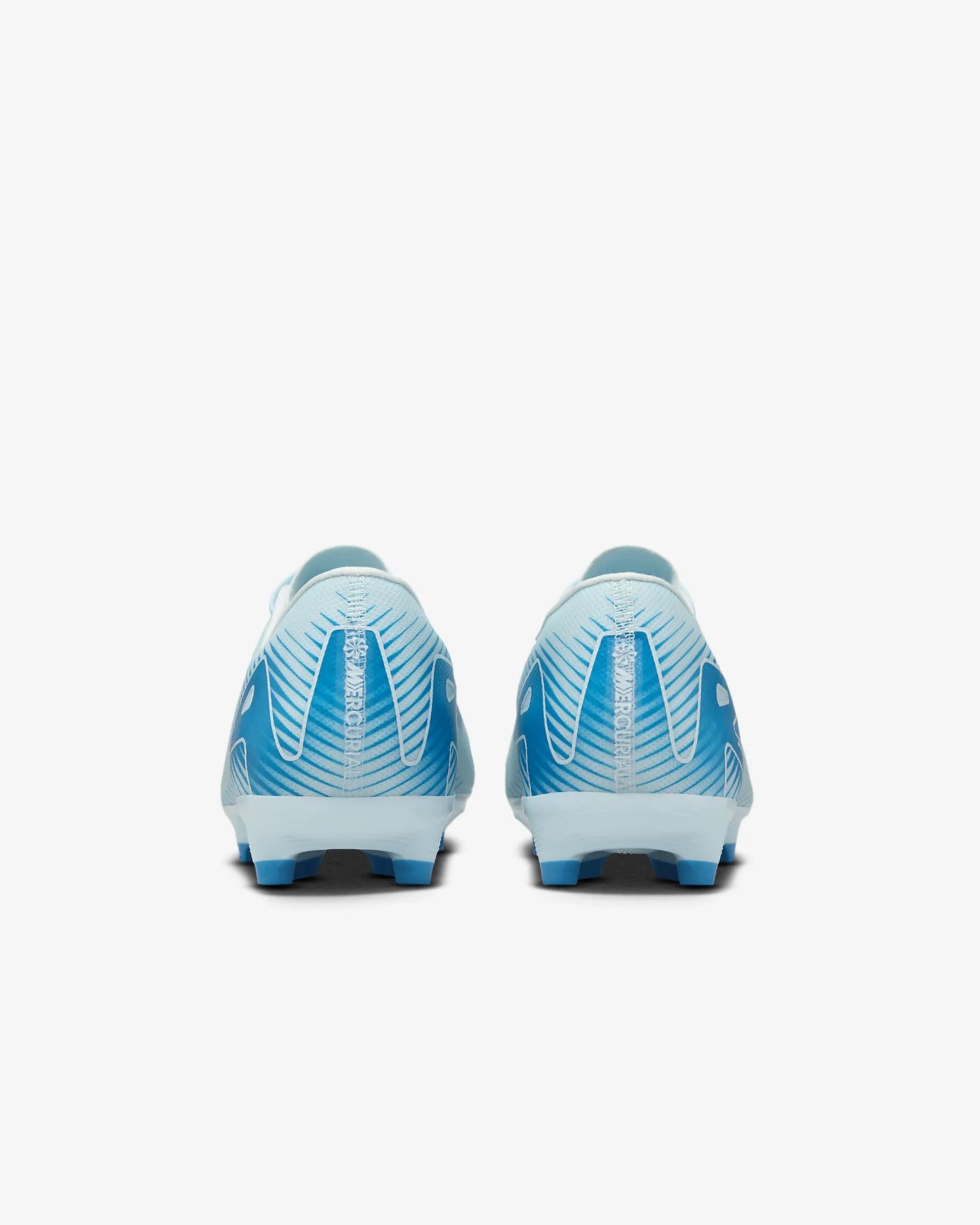 NIKE JR ZOOM VAPOR 16 ACADEMY FG/MG SCARPE DA CALCIO BAMBINO TERRENI IN ERBA AZZURRO BLU