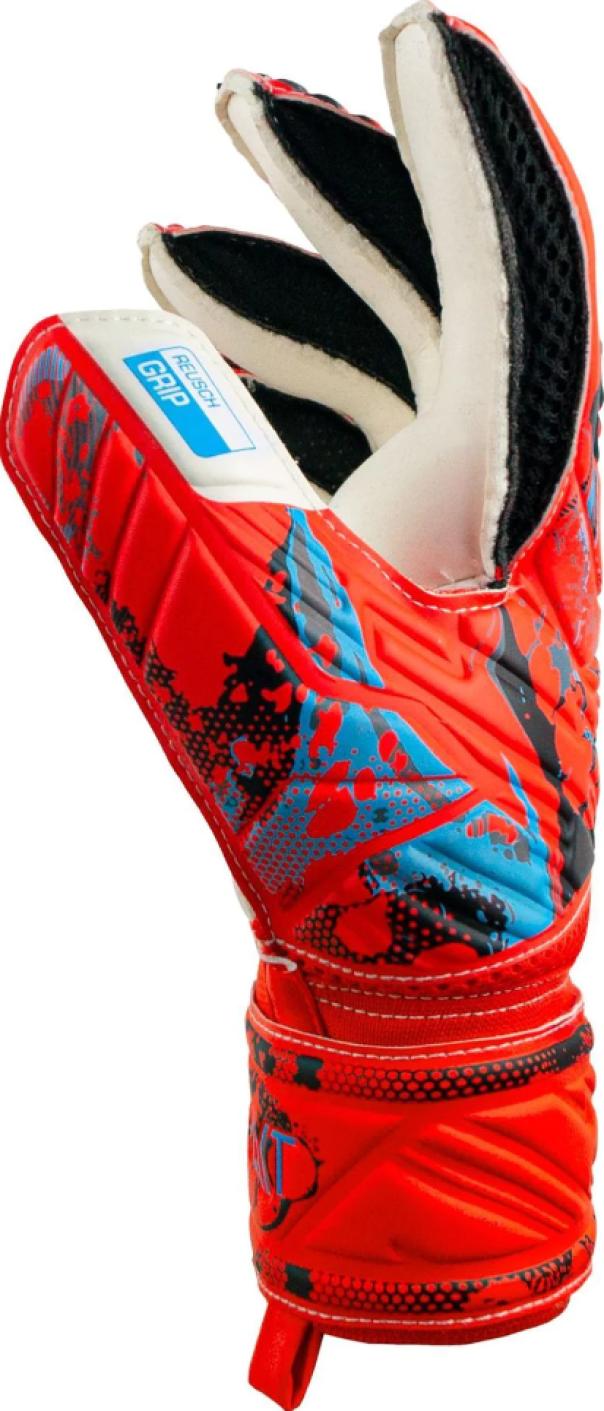 REUSCH ATTRAKT GRIP JUNIOR GUANTI DA PORTIERE BAMBINO ARANCIONE BIANCO