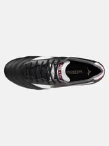 MIZUNO MORELIA II ELITE SCARPE IN PELLE TERRENI IN ERBA COLORE NERO BIANCO ROSSO