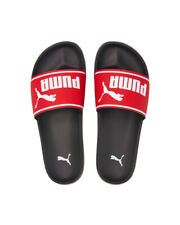 PUMA LEADCAT CIABATTE DOCCIA PISCINA SHOWER MARE ROSSO NERO