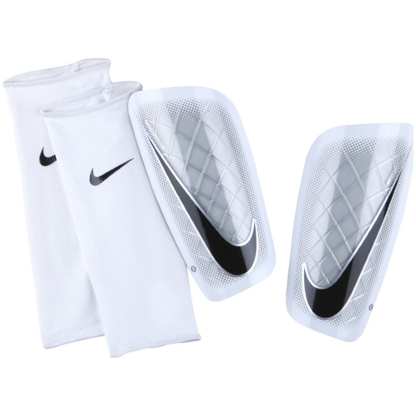 NIKE PARASTINCHI MERCURIAL LITE CON CALZINO NERO ROSSO