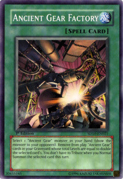 Ancient Gear Factory - Structure Deck: Machine Re-Volt (Common) [SD10-021]