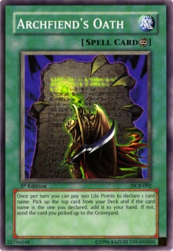 Archfiend's Oath (V.1 - Common) - Dark Crisis (Common) [DCR-092]