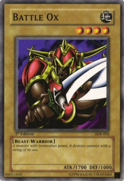 Battle Ox (V.2 - Common) - Starter Deck: Kaiba (Common) [SDK-005]