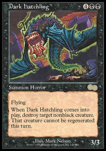 Dark Hatchling - Urza's Saga (Rare) [USG-126]