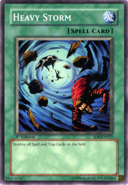 Heavy Storm - Structure Deck: Lord of the Storm (Common) [SD8-022]
