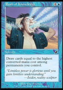 Rush of Knowledge - Scourge (Common) [SCG-49]