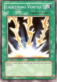 Lightning Vortex - Structure Deck: Dinosaur's Rage (Common) [SD09-026]