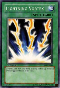 Lightning Vortex - Structure Deck: Warrior's Triumph (Common) [SD5-030]