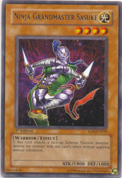 Ninja Grandmaster Sasuke (V.1 - Rare) - Soul of the Duelist (Rare) [SOD-019]