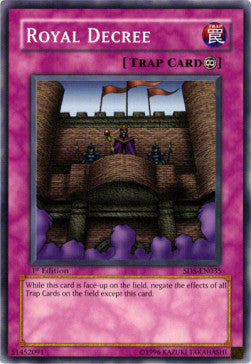 Royal Decree - Structure Deck: Warrior's Triumph (Common) [SD5-035]