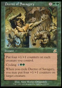 Decree of Savagery - Scourge (Rare) [SCG-115]