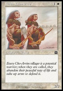 Fresh Volunteers - Mercadian Masques (Common) [MMQ-20]