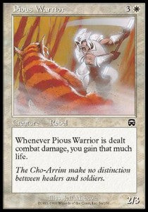 Pious Warrior - Mercadian Masques (Common) [MMQ-34]