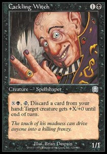 Cackling Witch - Mercadian Masques (Uncommon) [MMQ-119]