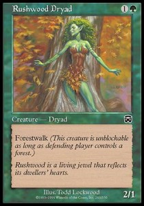 Rushwood Dryad - Mercadian Masques (Common) [MMQ-263]