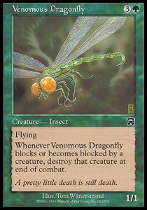Venomous Dragonfly - Mercadian Masques (Common) [MMQ-282]