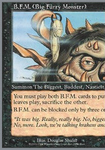 B.F.M. (Big Furry Monster) (V.1) - Unglued (Rare) [UGL-28]
