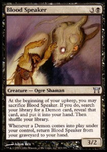 Blood Speaker - Champions of Kamigawa (Uncommon) [CHK-103]