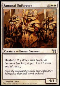 Samurai Enforcers - Champions of Kamigawa (Uncommon) [CHK-42]