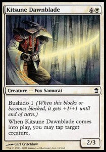 Kitsune Dawnblade - Saviors of Kamigawa (Common) [SOK-16]