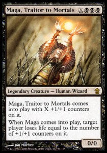 Maga, Traitor to Mortals - Saviors of Kamigawa (Rare) [SOK-81]