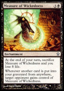 Measure of Wickedness - Saviors of Kamigawa (Uncommon) [SOK-82]