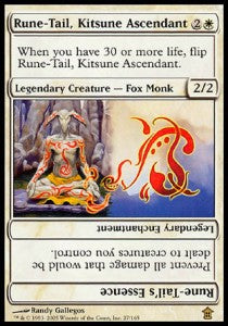 Rune-Tail, Kitsune Ascendant - Saviors of Kamigawa (Rare) [SOK-27]