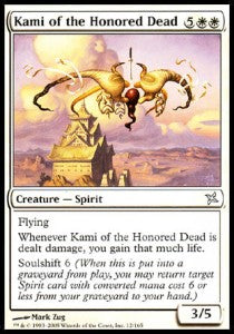 Kami of the Honored Dead - Betrayers of Kamigawa (Uncommon) [BOK-12]