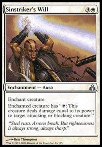 Sinstriker's Will - Guildpact (Uncommon) [GPT-16]