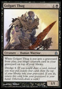 Golgari Thug - Ravnica: City of Guilds (Uncommon) [RAV-87]