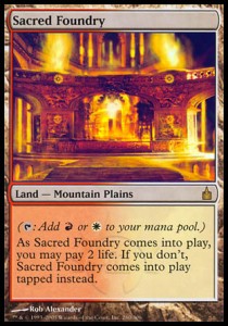 Sacred Foundry - Ravnica: City of Guilds (Rare) [RAV-280]
