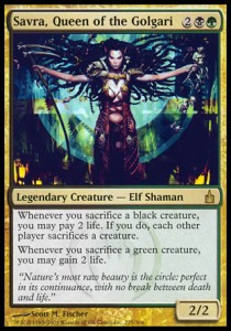 Savra, Queen of the Golgari - Ravnica: City of Guilds (Rare) [RAV-225]