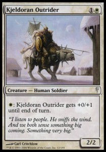 Kjeldoran Outrider - Coldsnap (Common) [CSP-12]