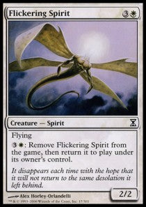 Flickering Spirit - Time Spiral (Common) [TSP-17]