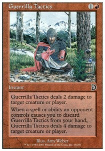 Guerrilla Tactics (V.1) - Deckmasters (Common) [DKM-15]